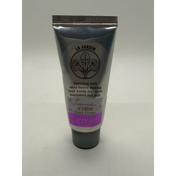 LE JARDIN NATUREL Lavender Shower Gel 5.1 FLOZ & Hand Cream 1 FLOZ W/Shea Butter - Picture 3 of 11
